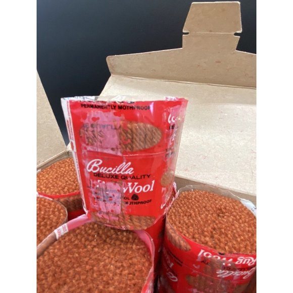 Vintage Bucilla 100% Pure Wool Pre Cut Latch Hook Rug Mothproof NOS Original Box - Picture 11 of 13